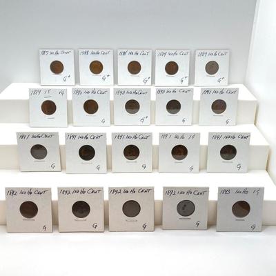 LOT 120: Large Collection of U.S. Indian Head Pennies