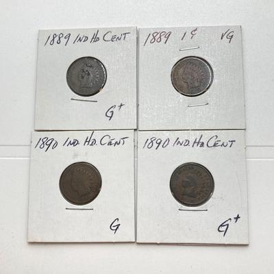LOT 120: Large Collection of U.S. Indian Head Pennies