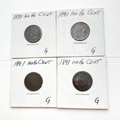 LOT 120: Large Collection of U.S. Indian Head Pennies