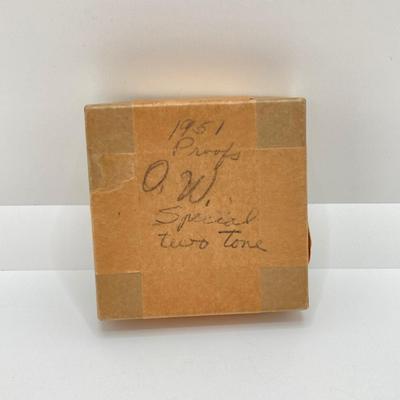 LOT 122: 1951, 1954 and 1955 U.S. Mint Proof Sets in Original Boxes