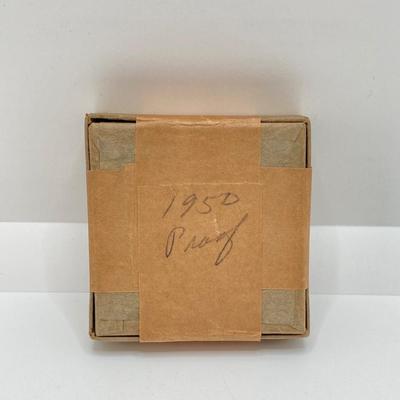 LOT 124: 1950 U.S. Mint Proof Set in Sealed Original Box