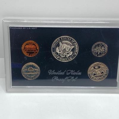 LOT 127: Three U.S. Mint Coin Proof Sets in Original Packages - 1968, 1980 and 1981
