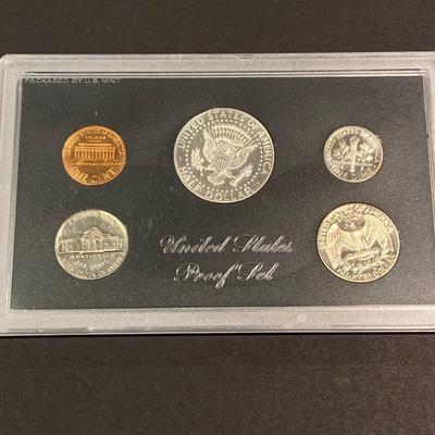 LOT 127: Three U.S. Mint Coin Proof Sets in Original Packages - 1968, 1980 and 1981
