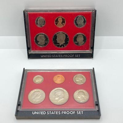 LOT 127: Three U.S. Mint Coin Proof Sets in Original Packages - 1968, 1980 and 1981