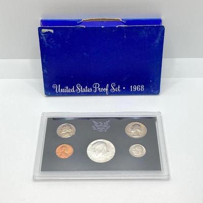 LOT 127: Three U.S. Mint Coin Proof Sets in Original Packages - 1968, 1980 and 1981