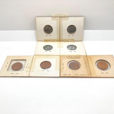 LOT 128: Large U.S. Penny / Cent Coin Collection in Protective Covers