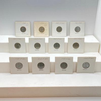 LOT 128: Large U.S. Penny / Cent Coin Collection in Protective Covers