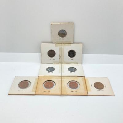 LOT 128: Large U.S. Penny / Cent Coin Collection in Protective Covers