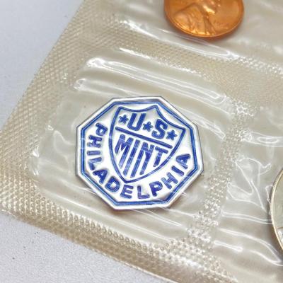 LOT 130: 1955 and 1956 U.S. Philadelphia Mint Coin Proof Sets with Original Envelopes