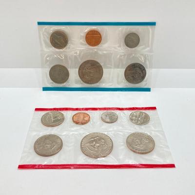 LOT 132: Four U.S. Mint Uncirculated Coin Sets in Original Envelopes - (2) 1980 and (2) 1981