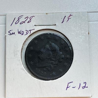 LOT 133: Nine U.S. Large One Cent Coins