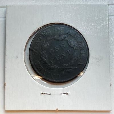 LOT 133: Nine U.S. Large One Cent Coins