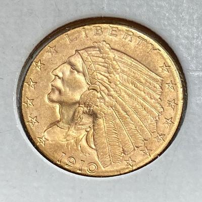 LOT 134: 1910-P Liberty Gold Indian Coin