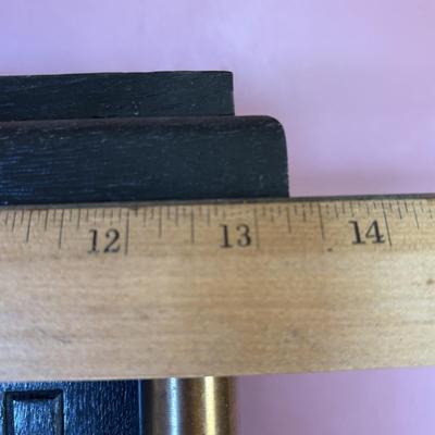 LOT 136: Vintage Wooden Wal Clock with a G.W. Name Plate