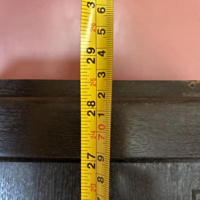 LOT 136: Vintage Wooden Wal Clock with a G.W. Name Plate
