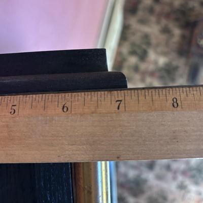 LOT 136: Vintage Wooden Wal Clock with a G.W. Name Plate