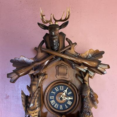 LOT 138: Vintage G.M. Angem Cuckoo Clock