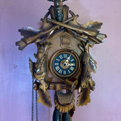 LOT 138: Vintage G.M. Angem Cuckoo Clock