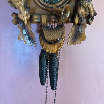 LOT 138: Vintage G.M. Angem Cuckoo Clock