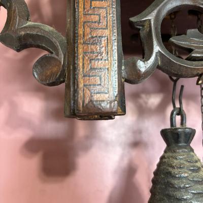 LOT 141: Vintage Cuckoo Clock with Inlay Details & Intricated Carvings