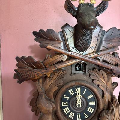 LOT 142: Vintage G.M. Regula 8-Day Cuckoo Clock