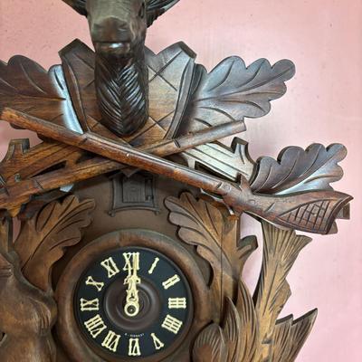 LOT 142: Vintage G.M. Regula 8-Day Cuckoo Clock
