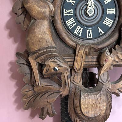 LOT 142: Vintage G.M. Regula 8-Day Cuckoo Clock