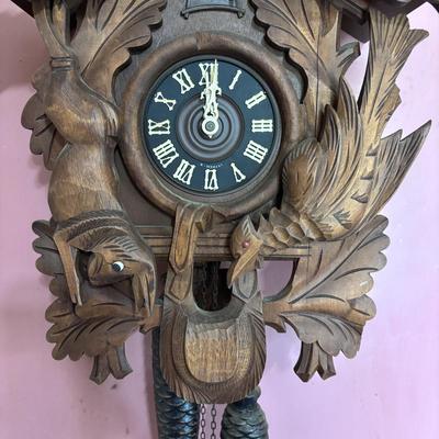 LOT 142: Vintage G.M. Regula 8-Day Cuckoo Clock