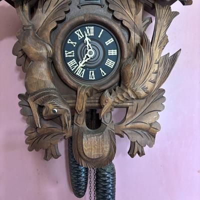 LOT 142: Vintage G.M. Regula 8-Day Cuckoo Clock