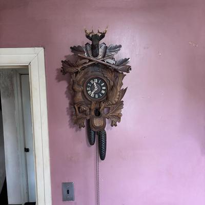 LOT 142: Vintage G.M. Regula 8-Day Cuckoo Clock