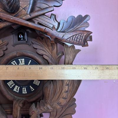 LOT 142: Vintage G.M. Regula 8-Day Cuckoo Clock
