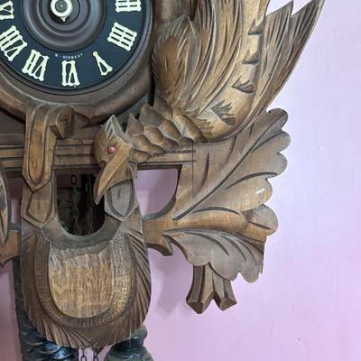 LOT 142: Vintage G.M. Regula 8-Day Cuckoo Clock