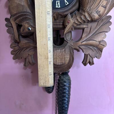 LOT 142: Vintage G.M. Regula 8-Day Cuckoo Clock
