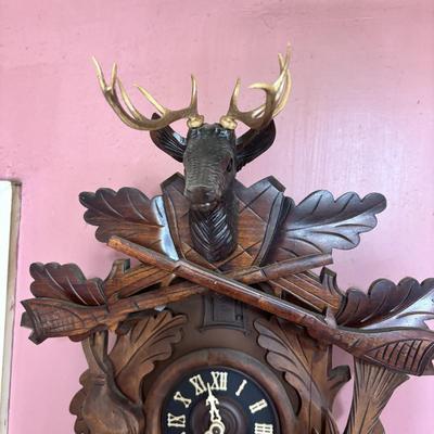 LOT 142: Vintage G.M. Regula 8-Day Cuckoo Clock