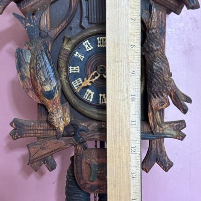 LOT 144: Vintage Gebr. Kuner Cuckoo Clock