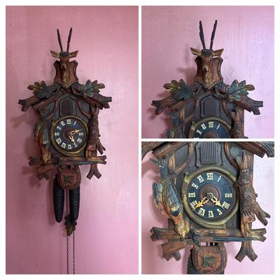 LOT 144: Vintage Gebr. Kuner Cuckoo Clock