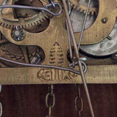 LOT 146: Vintage G.K. Cuckoo Clock with "Portrait" Pendulum