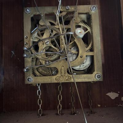 LOT 146: Vintage G.K. Cuckoo Clock with "Portrait" Pendulum