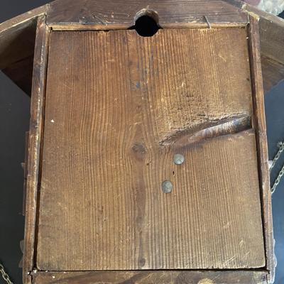 LOT 146: Vintage G.K. Cuckoo Clock with "Portrait" Pendulum