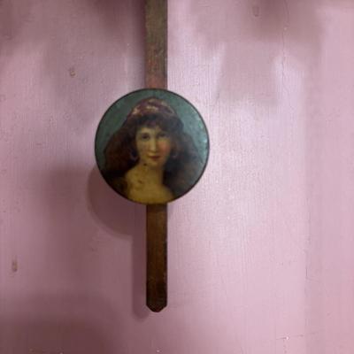 LOT 146: Vintage G.K. Cuckoo Clock with "Portrait" Pendulum