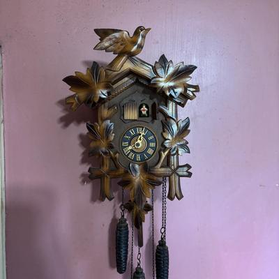 LOT 147: Made in Germany G.M. Angem Cuckoo Clock