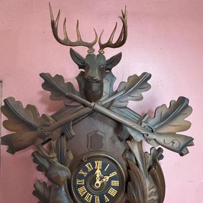 LOT 148: Vintage Backmaier & Klemmer Cuckoo Clock