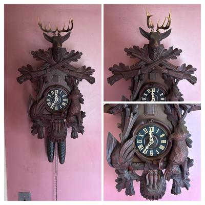 LOT 149: Vintage G.M. Regula Cuckoo Clock