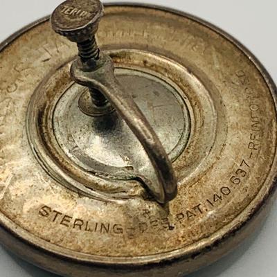 LOT 150 Antique Screw-back Button Earrings 9,2g Sterling Silver