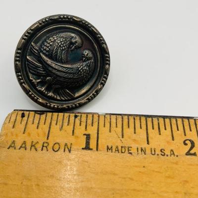 LOT 150 Antique Screw-back Button Earrings 9,2g Sterling Silver