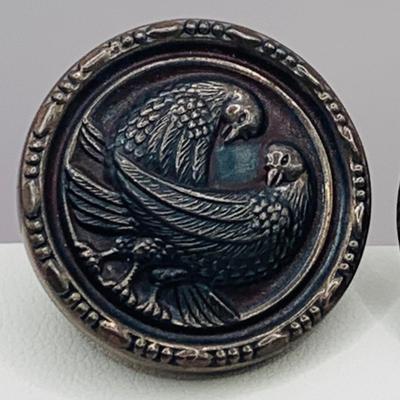 LOT 150 Antique Screw-back Button Earrings 9,2g Sterling Silver