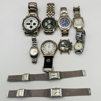 LOT 151: Vintage Wrist Watches Featuring Cimier Sport Chronograph Watch,Seville Quartz, Timex Seiko and More
