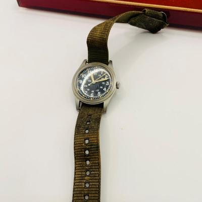 LOT 154: Vintage Hamilton Khaki Military Watch