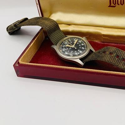LOT 154: Vintage Hamilton Khaki Military Watch