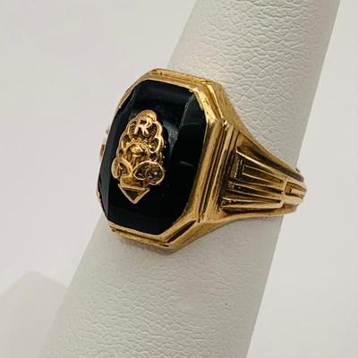 LOT 157: Dieges and Clust 10 Gold Class 1949 Class Ring Size 4.5 - 5 6.1 gtw